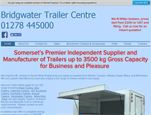 Tablet Screenshot of bridgwatertrailers.co.uk